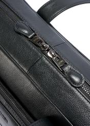 Black leather men's bag TORMS-0488R-9I(W26)
