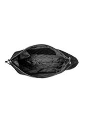 Black leather women's handbag TORES-1320-99(Z26) - product view from above, on a white background.