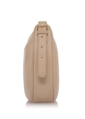 Beige women's saddle bag TOREC-0814-80(W23)-03