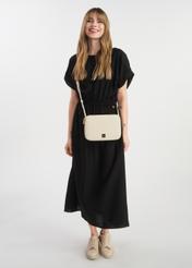 Cream women's shoulder bag TOREC-0205E-16(W25)