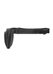 Black men's waist bag TORMN-0380-98(Z25), diagonal product view on a white background.