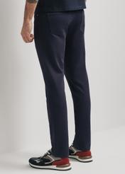 Navy blue men's pants SPOMT-0096-68(W24)-02