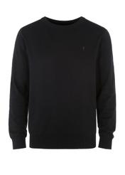 Black men's basic sweater SWEMT-0114-99(Z23)-03