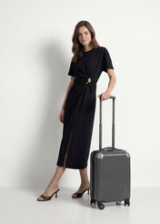 Small suitcase on wheels WALPC-0001-98-19(W24)