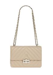 Beige quilted women's handbag TOREC-0528C-80(W25)-01