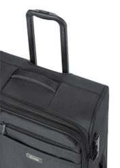 Set of 19"/24"/28" WALNY-0048-99(W26) wheeled suitcases, close-up of the product handle on a white background.