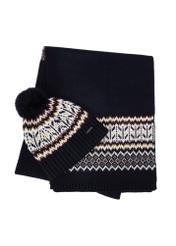 Norwegian men's cap and scarf set ZESTM-0005-69(Z24)-01