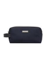 Navy blue men's cosmetic bag TORMN-0441-7D(Z26) - front product view, on white background.