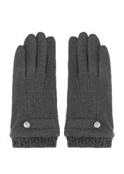 Grey insulated gloves for men REKMS-0077-91(Z24)