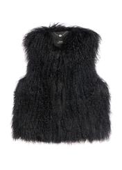 Black women's vest KAMDF-0061-99(Z26) - front product view, on white background.