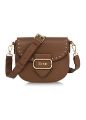 Women's small brown mailbag TOREC-0880-89(W24)-01