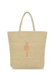 Women's straw shopper bag TOREC-0636-23(W22)-01