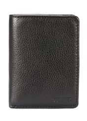 Black leather men's wallet PORMS-0635-99(W25)