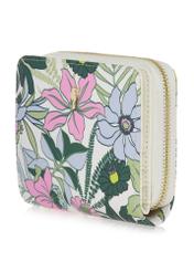 Women's small wallet with floral pattern POREC-0374-15(W24)-03