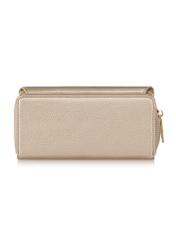 Capacious gold women's wallet POREC-0397-28(Z24)-03