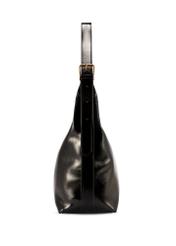 Black women's shoulder bag TOREC-1166-9F(W26), side product view on white background.