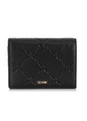 Women's small black leather wallet PORES-0884-99(Z23)-01