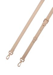 Cream women's messenger bag TOREC-1120-0P(W26), close-up view of the product detail on a white background.