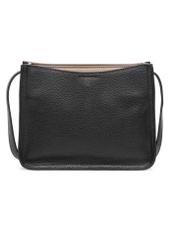 Black small shoulder bag TOREC-1055-99(Z25), product view from the back on white background.