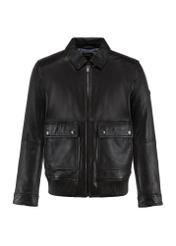 Brown men's leather jacket KURMS-0360-5625(W25)-06