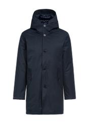 Navy blue men's winter jacket KURMT-0387-69(Z25), product view from the front on a white background.