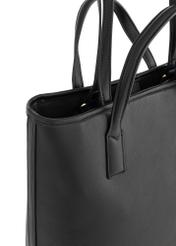 Black women's shopper bag TOREC-0907-99(W24)-07