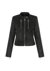 Women's leather transitional jacket KURDS-0369-1195(W22)-03