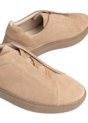 Beige suede men's shoes BUTYM-0530-1B(W26)