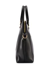 Black women's laptop bag TOREC-1130-99(W26), side product view on white background.