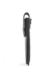 Women's leather bag in black TORES-1154-99(Z25), side view of the product on a white background.