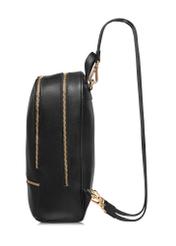 Black leather women's backpack PLCDS-0004-99(W25)