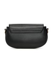 Small black women's handbag TOREC-1264-99(Z26), product view from the back on a white background.