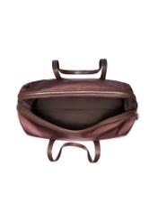 Large dark brown shopper bag TOREN-0354-1I(Z26)