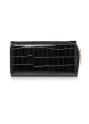 Large black croco women's wallet POREC-0351-97(Z24)-02