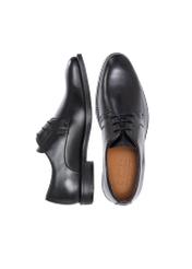 Black leather men's suit half shoes BUTYM-0453-99(W24)-05