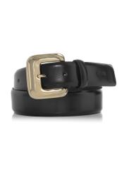 Black leather women's belt PASDS-0316-98(Z24)-01