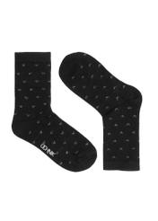 Long black women's socks SKADT-0065-99(Z24)-01