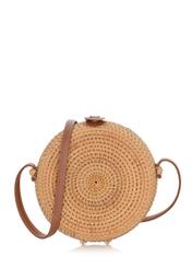 Women's round straw handbag TOREC-0261A-81(W22)-01