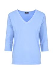 Blue women's blouse BLUDT-0156-61(W24)-03