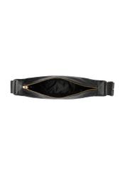 Black leather shoulder bag TORES-1317-99(Z26)