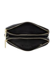 Black women's handbag with OCHNIK logo TOREC-0205C-99(W24)-05