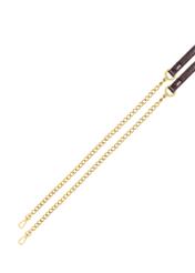 Burgundy women's handbag with chain TOREC-1335-4D(Z26) - product view from above, on a white background.