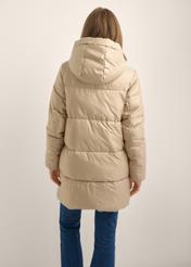 Beige women's winter jacket KURDT-0703-1A(Z26)