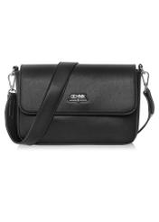 Black rectangular women's messenger bag TOREC-0930A-99(W25)-02