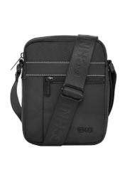 Men's city bag in black TORMN-0423-99(Z26), front product view on a light background.