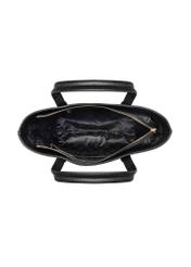 Large black leather women's handbag TORES-0728C-99(W25)-05