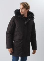 Men's winter jacket with hood KURMT-0320-99(Z24)-02