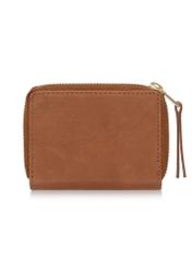 Women's small brown leather wallet PORES-0852-88(W23)-02