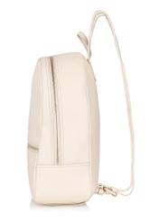 Cream leather women's backpack TORES-0898A-12(W24)-03