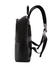 Large men's leather backpack TORMS-0493-99(W26) - side view of the product, on a white background.